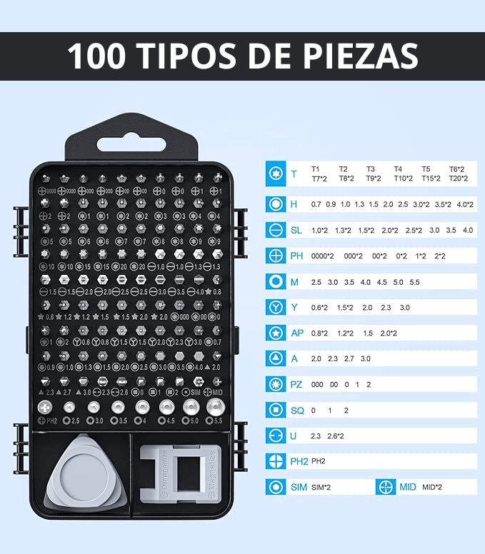 Caja De Herramientas 115 en 1
