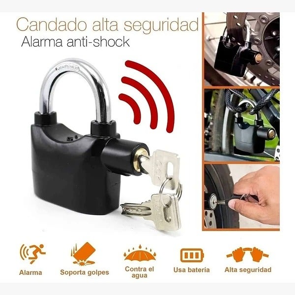 Candado con alarma Pro