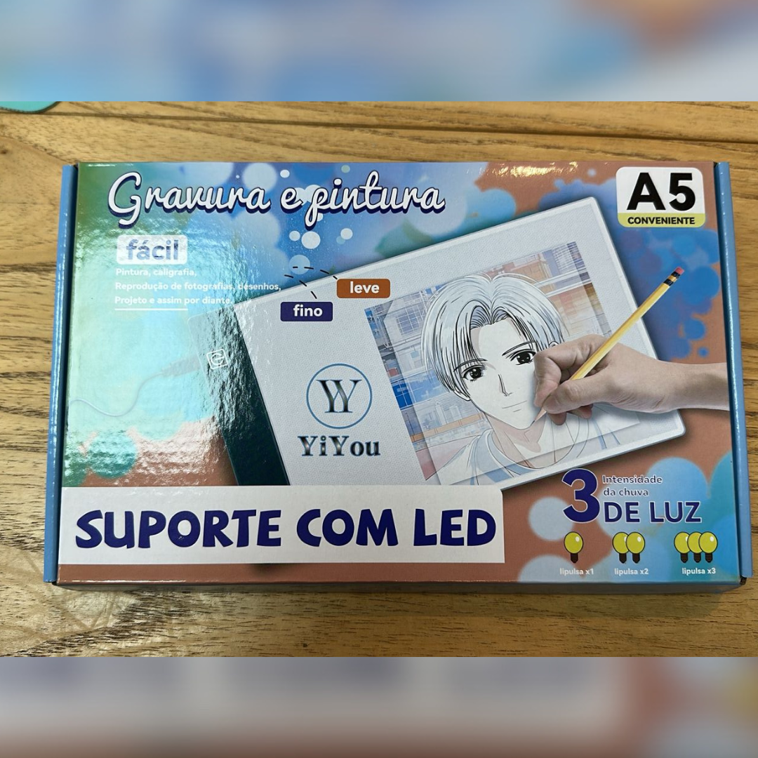 Mesa de Luz LED A5 – Compacta, Precisa y Portátil