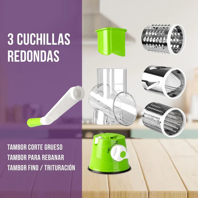 RALLADOR DE VERDURAS MULTIFUNCIONAL