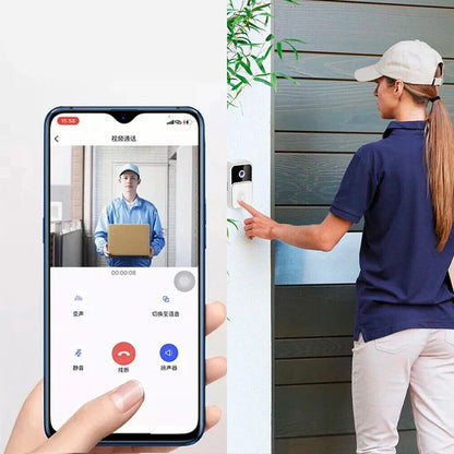 TIMBRE INALAMBRICO INTELIGENTE CON CAMARA HD