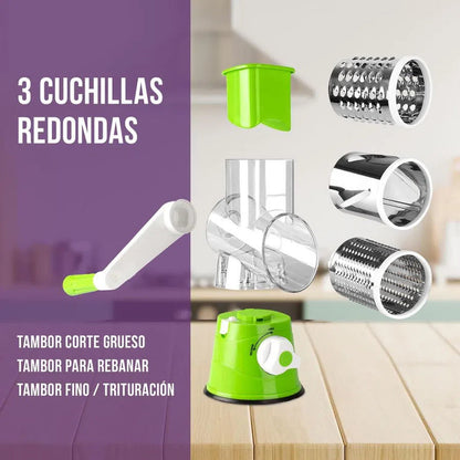 RALLADOR DE VERDURAS MULTIFUNCIONAL